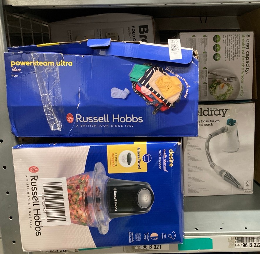 Lot 325  
            Edinburgh SR33 - Delivery Only 

                
QUANTITY OF KITCHEN & APPLIANCES ITEMS TO INCLUDE SALTER ELECTRIC MULTI EGG BOILE...