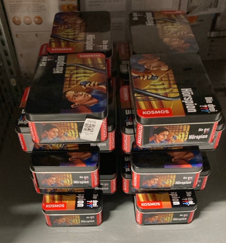 Lot 365  
            Edinburgh SR33 - Delivery Only 

                
20 X THE THREE INVESTIGATORS AUDIO SPY (THREE INVESTIGATORS).: LOCATION - RACK D