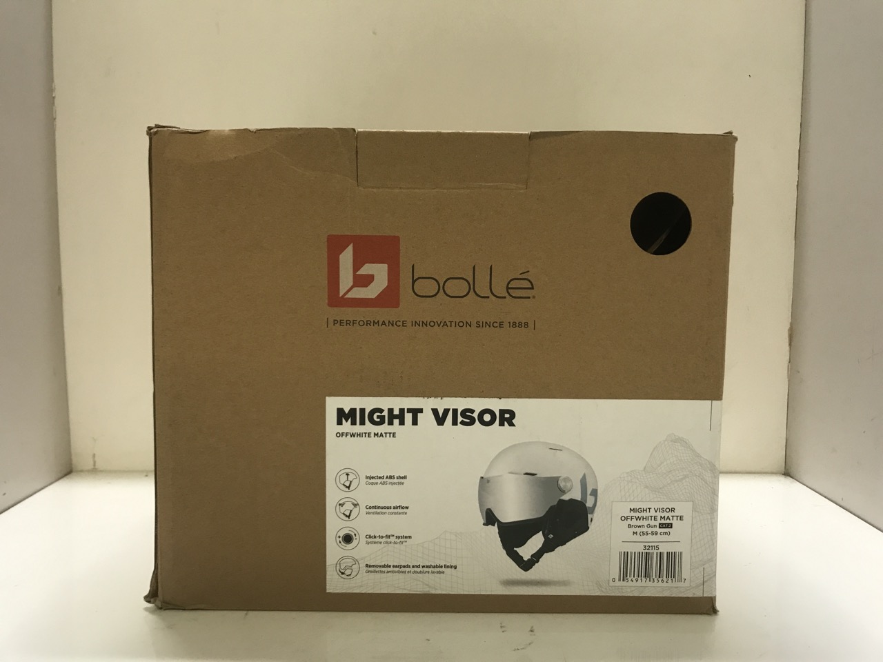 Lot 488  
            Edinburgh SR33 - Delivery Only 

                
BOLLÉ - MIGHT VISOR | SKI HELMET | WHITE | MEDIUM | SKI HELMET | HIGH RESISTANCE ...