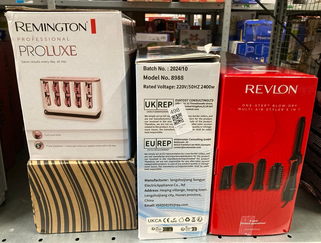 Lot 498  
            Edinburgh SR33 - Delivery Only 

                
QUANTITY OF HEALTH & BEAUTY ITEMS TO INCLUDE REMINGTON PROFESSIONAL PROLUXE: LOCA...