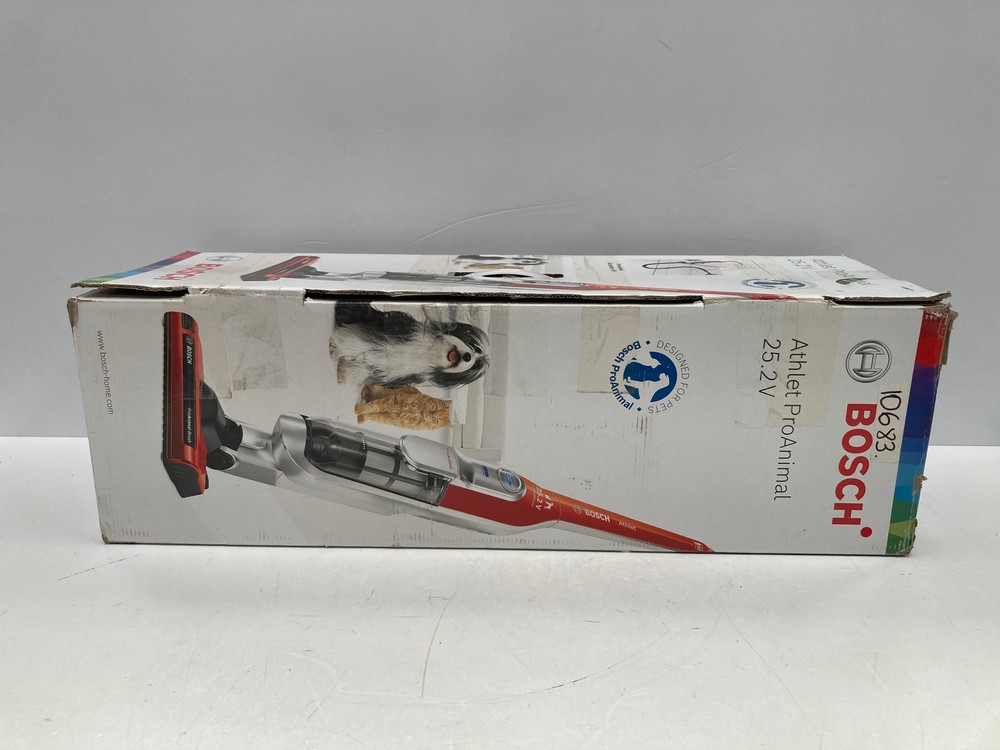 BOSCH ATHLET PROANIMAL 25.2V HOOVER (RRP 275€) - LOCATION 60A.