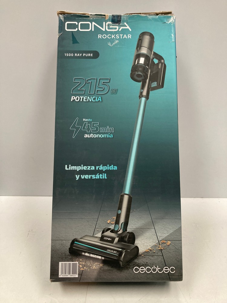ROBOT HOOVER CECOTEC CONGA ROCKSTAR 1500 RAY PURE (INCOMPLETE) - LOCATION 48A.