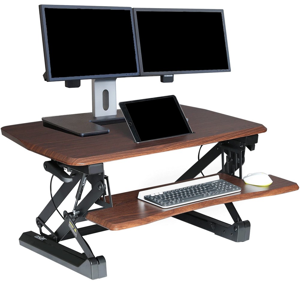 SEVILLE CLASSICS AIRLIFT HEIGHT ADJUSTABLE WORKBENCH.