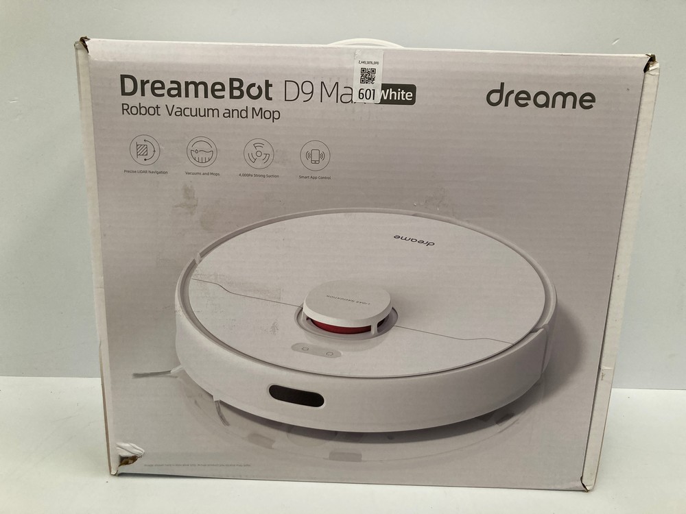 ROBOT HOOVER DREAME MODO D9 MAX WHITE (RRP 189€) - LOCATION 44B.