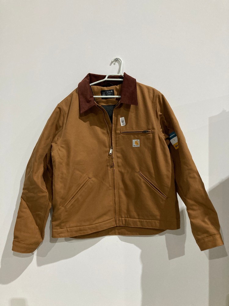 CARHARTT RELAXED FIT JACKET RUGGED FLEX RELAXED FIT JACKET DUCK DETROIT MEN'S SIZE L (RRP 160€) - LOCATION 24B.