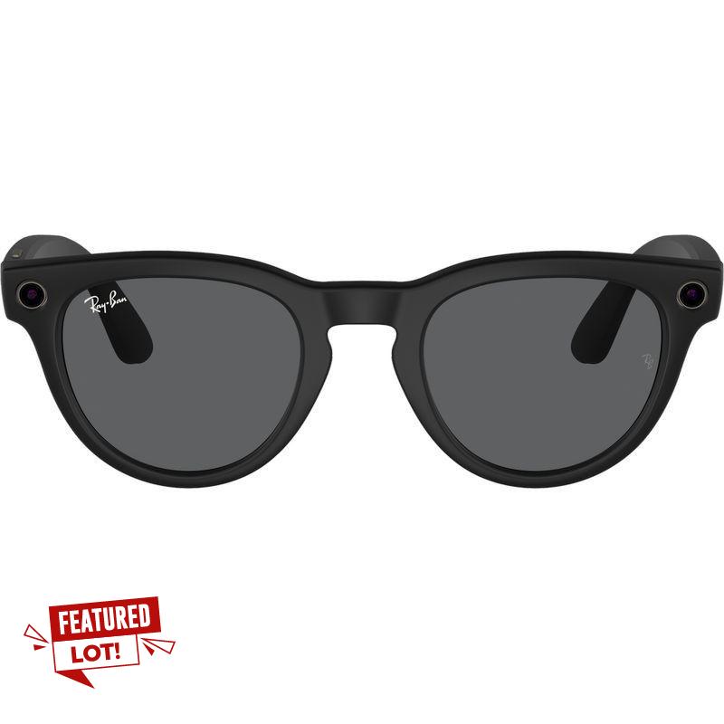 Lot 13  
            Birmingham Premium - Parcel Delivery Only 

                
META RAY-BAN WAYFARER GLASSES (ORIGINAL RRP - £379) IN BLACK: MODEL NO RW4006 (BO...