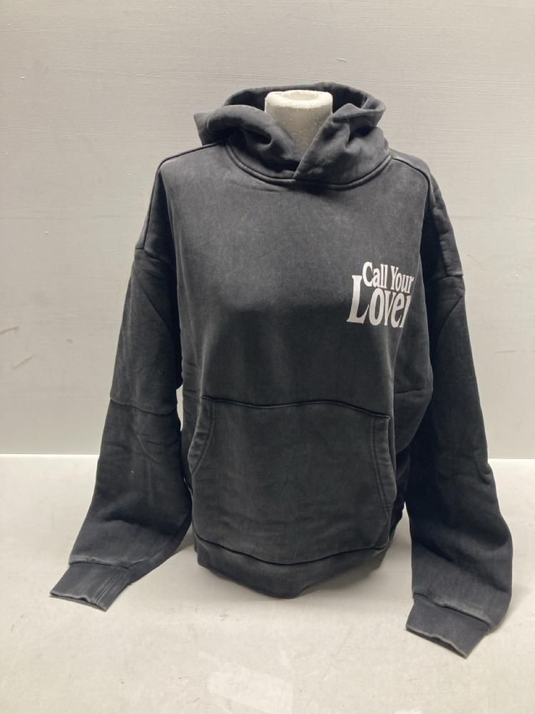 Lot 147  
            Birmingham Premium - Parcel Delivery Only 

                
MARKET CALL MY LOVER HOODIE (WASHED BLACK, SIZE M) ORIGINAL RRP £140