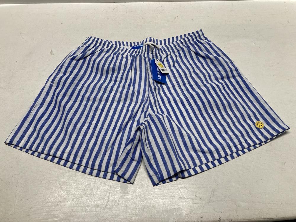 Lot 197  
            Birmingham Premium - Parcel Delivery Only 

                
2X MARKET SMILEY CLASSIC TECH SHORTS (SKY BLUE, SIZE S) ORIGINAL RRP £180