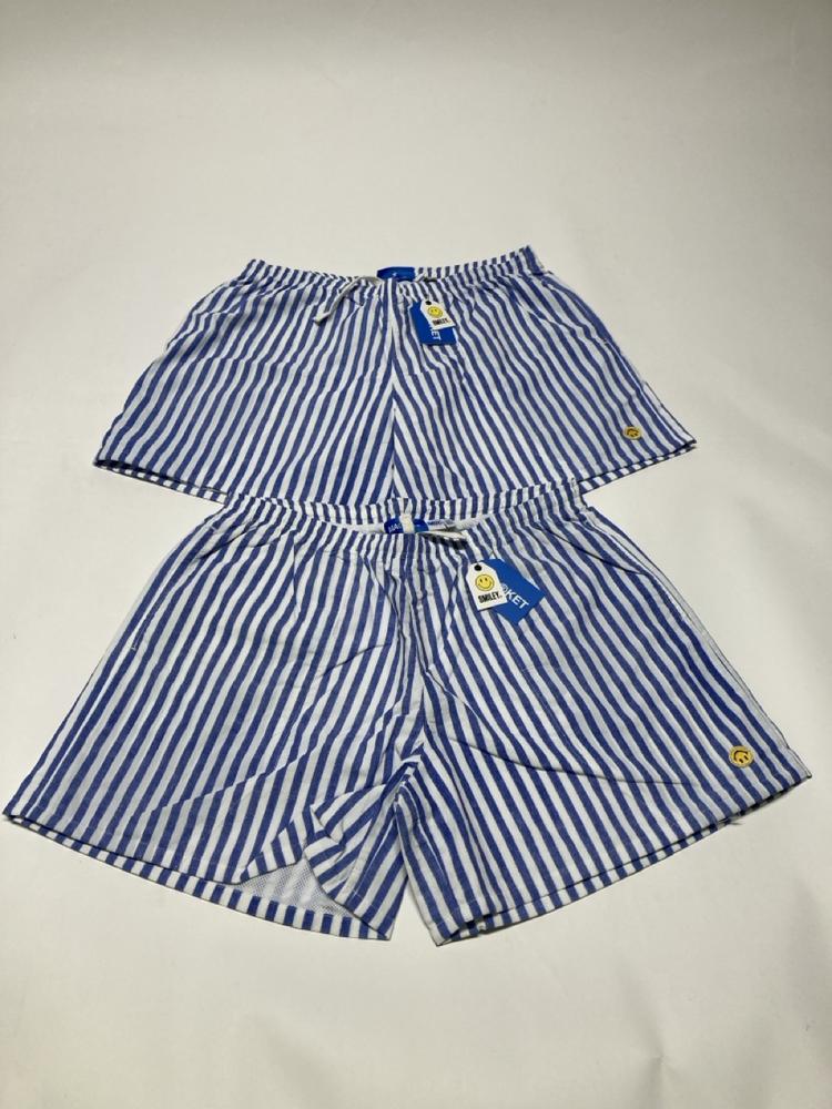 Lot 201  
            Birmingham Premium - Parcel Delivery Only 

                
2X MARKET SMILEY CLASSIC TECH SHORTS (SKY BLUE, SIZE M) TOTAL ORIGINAL RRP £180