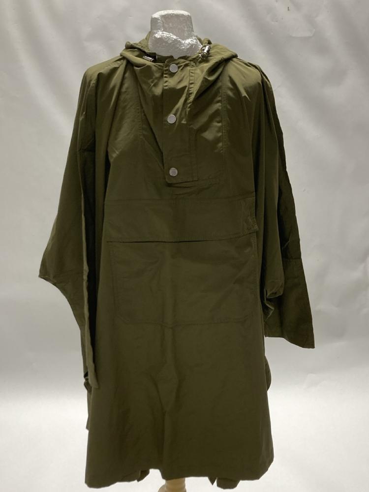 Lot 28  
            Birmingham Premium - Parcel Delivery Only 

                
MAISON KITSUNE COAT (DARK KHAKI, SIZE XS) ORIGINAL RRP £340
