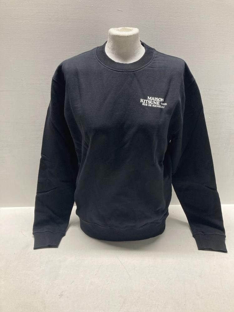 Lot 337  
            Birmingham Premium - Parcel Delivery Only 

                
2X MAISON KITSUNE PARIS BLACK SWEATSHIRT (SIZE M) TOTAL ORIGINAL RRP £120