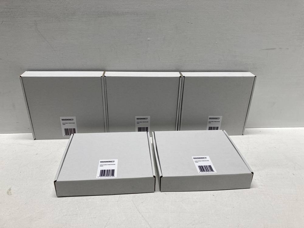 Lot 400  
            Birmingham Premium - Parcel Delivery Only 

                
5X HIGHSNOBIETY CHILTERN FIREHOUSE TRAY TOTAL ORIGINAL RRP £300