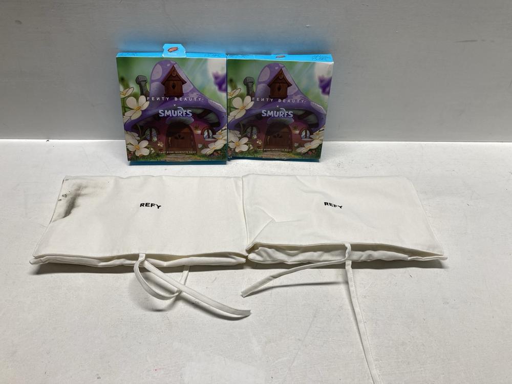 Lot 61  
            Birmingham Premium - Parcel Delivery Only 

                
4X BEAUTY ITEMS TO INCLUDE FENTY BEAUTY DAISY FLOWER SHIMMER PUFF TOTAL ORIGINAL ...