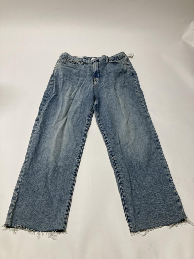 Lot 80  
            Birmingham Premium - Parcel Delivery Only 

                
GOOD AMERICAN GOOD BOY STRAIGHT CROPPED (SIZE 14/32) ORIGINAL RRP £150