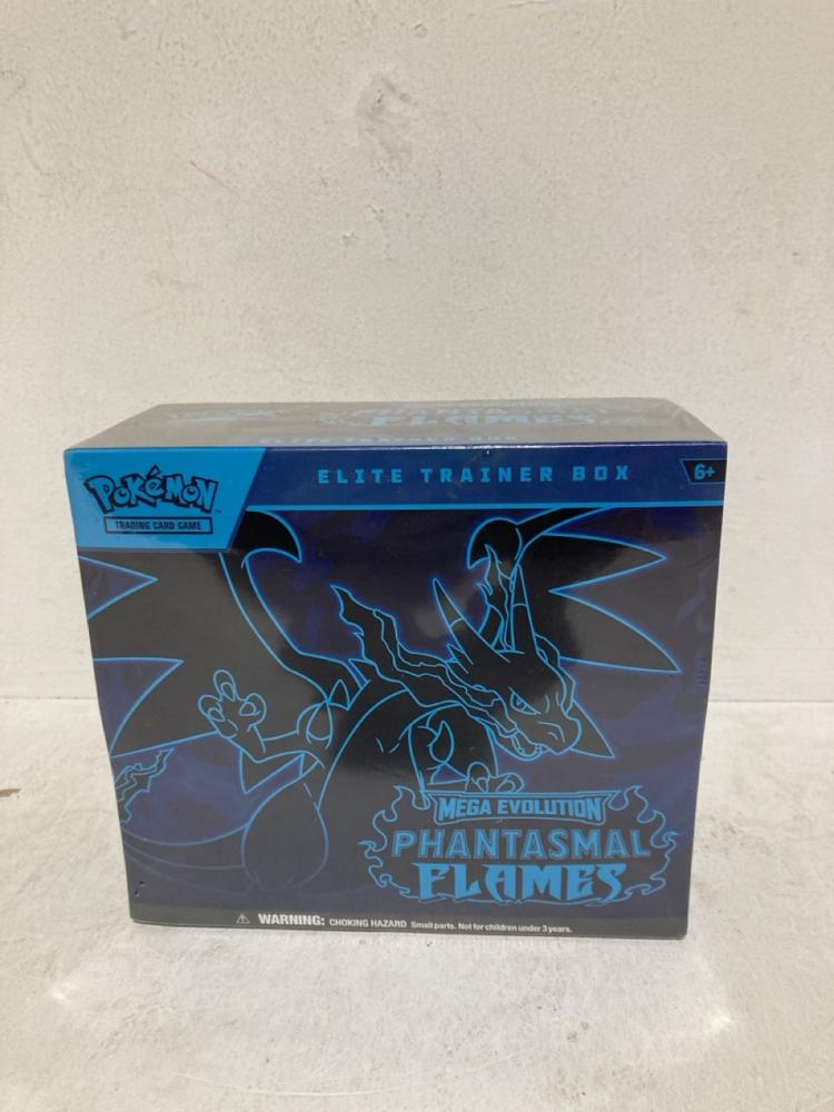 Lot 102  
            Birmingham SR108 - Parcel Delivery Only 

                
POKEMON MEGA EVOLUTION PHANTASMAL FLAMES TRADING CARD GAME