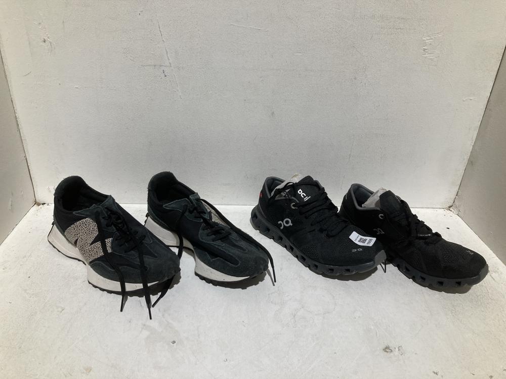 Lot 1055  
            Birmingham SR108 - Parcel Delivery Only 

                
2 X SHOES TO INCLUDE ON CLOUD SHOES IN BLACK SIZE 5