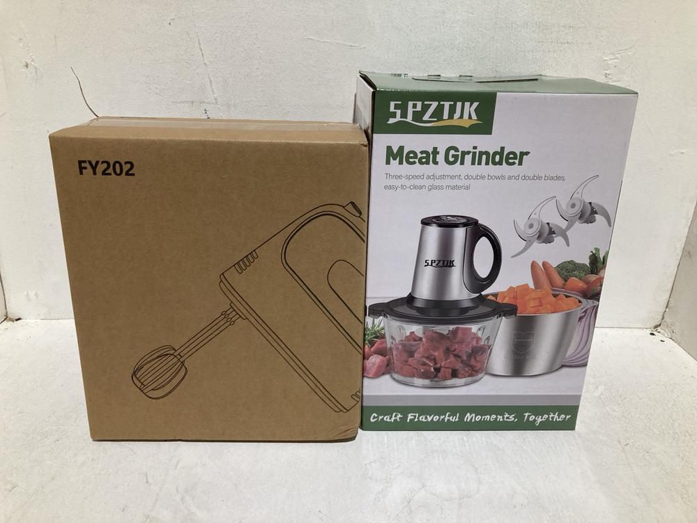 Lot 1062  
            Birmingham SR108 - Parcel Delivery Only 

                
2 X ITEMS TO INCLUDE SPZTJK MEAT GRINDER