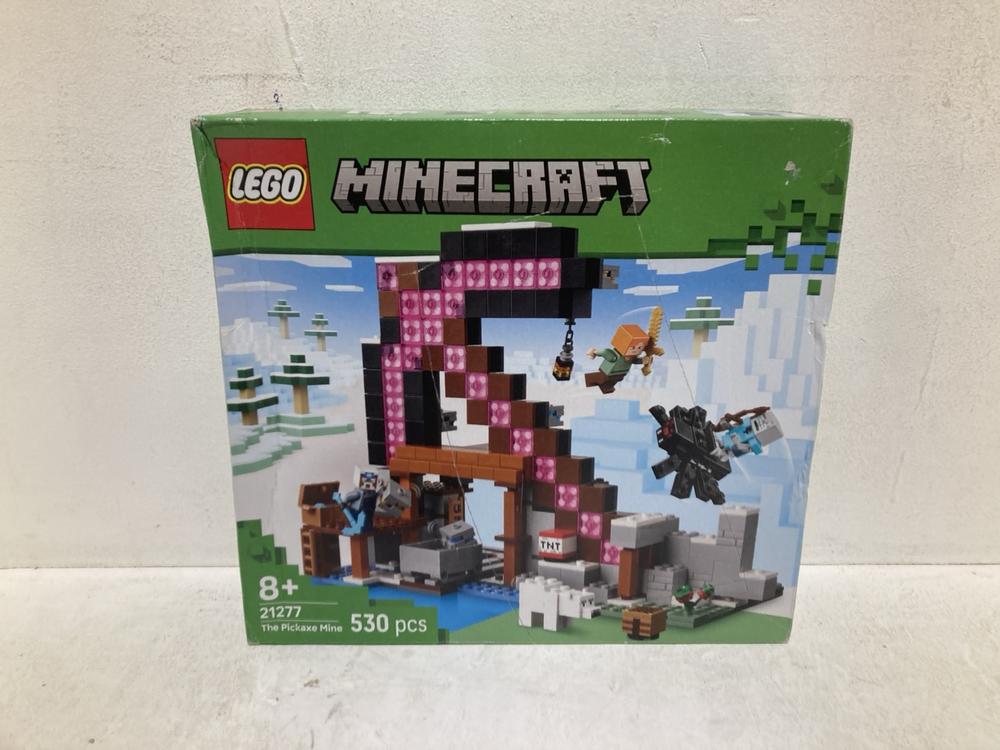 Lot 1064  
            Birmingham SR108 - Parcel Delivery Only 

                
LEGO MINECRAFT THE PICKAXE MINE SET
