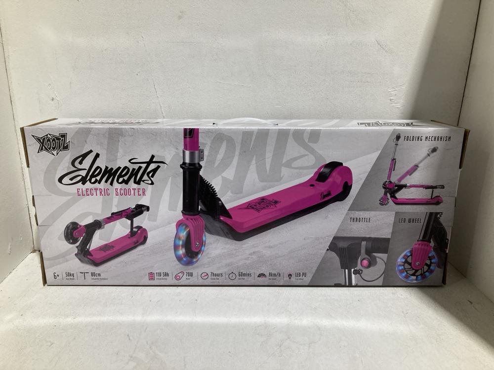 Lot 1071  
            Birmingham SR108 - Parcel Delivery Only 

                
XOOTZ ELEMENTS ELECTRIC SCOOTER IN PINK