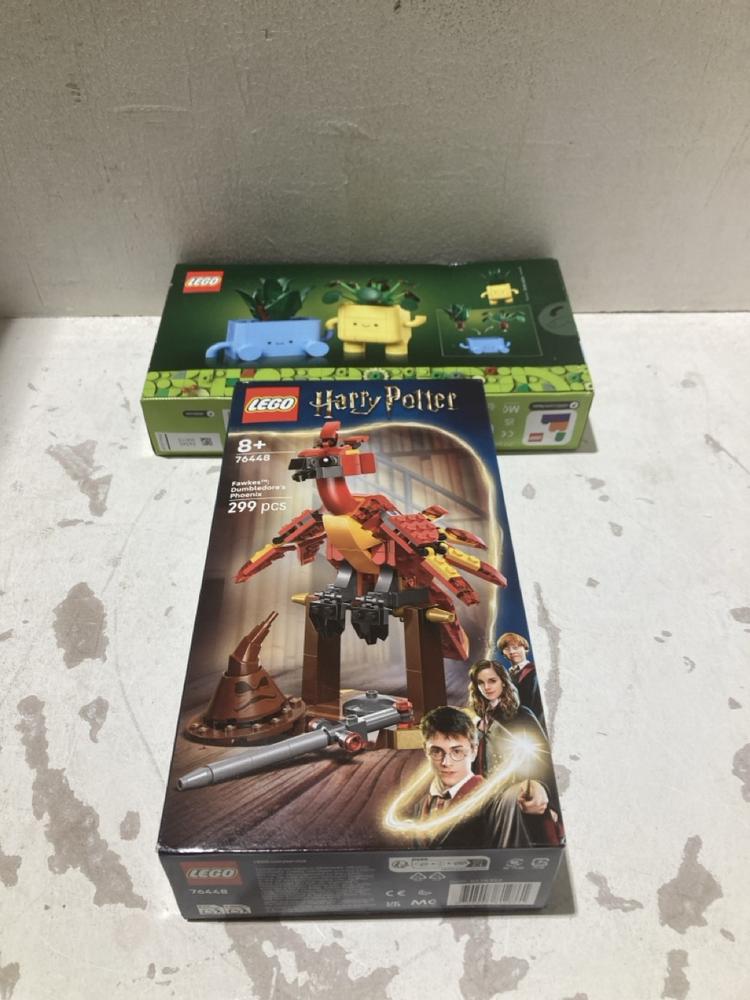 Lot 1103  
            Birmingham SR108 - Parcel Delivery Only 

                
2 X LEGO TO INCLUDE HARRY POTTER FAWKES DUMBLEDORE'S PHOENIX