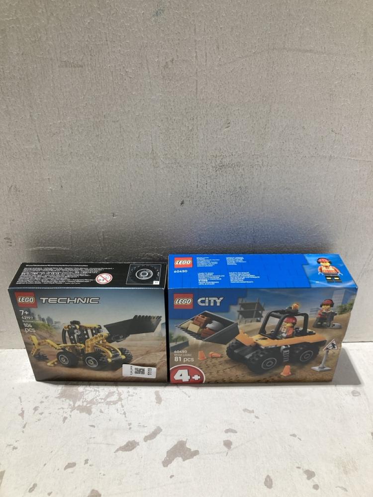 Lot 1119  
            Birmingham SR108 - Parcel Delivery Only 

                
2 X LEGO TO INCLUDE TECHNIC BACKHOE LOADER