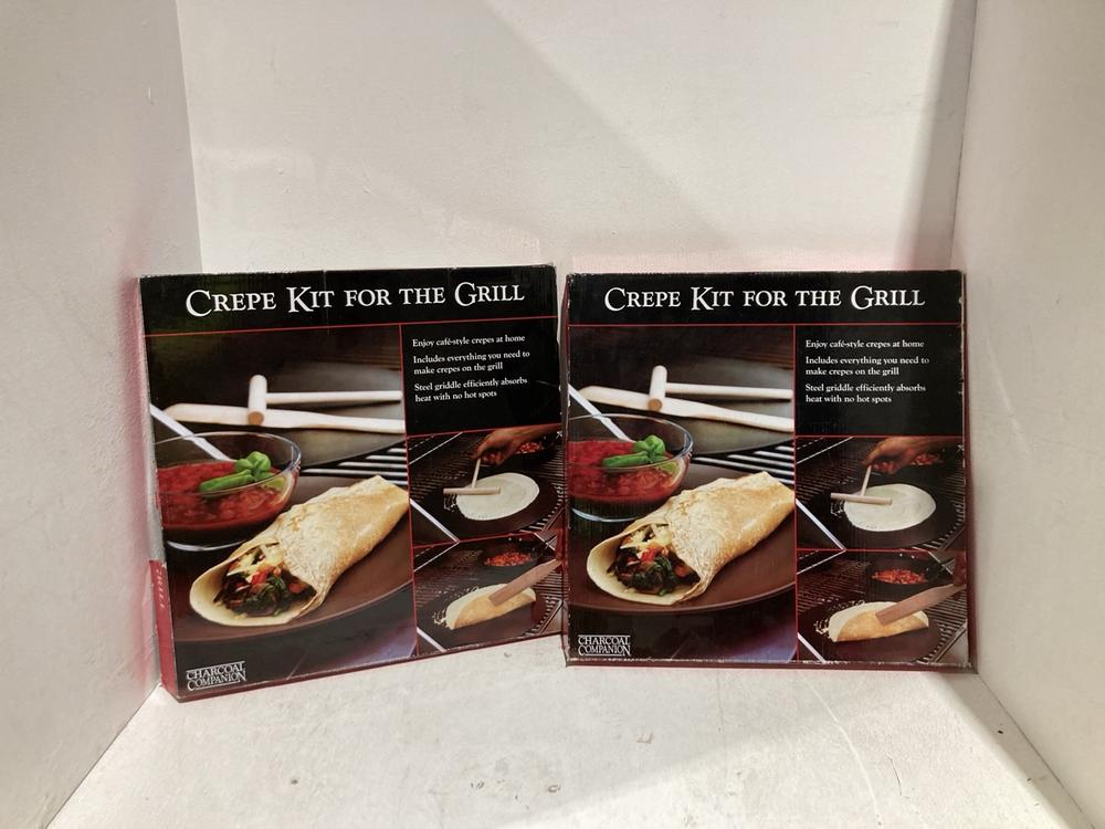 Lot 116  
            Birmingham SR108 - Parcel Delivery Only 

                
5 X CHARCOAL COMPANION CREPE KITS FOR THE GRILL