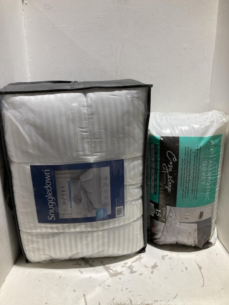 Lot 1175  
            Birmingham SR108 - Parcel Delivery Only 

                
2 X ITEMS TO INCLUDE SNUGGLEDOWN HOTEL COLLECTION TOPPER