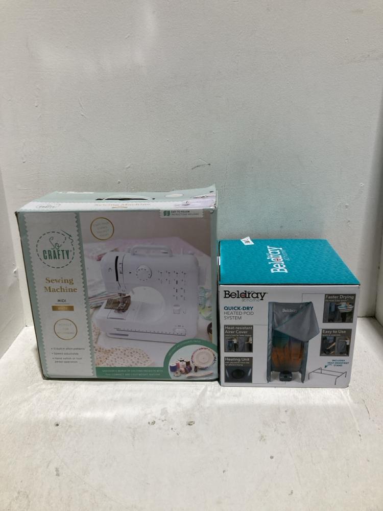 Lot 1195  
            Birmingham SR108 - Parcel Delivery Only 

                
2 X ITEMS TO INCLUDE BELDRAY HEATED POD SYSTEM