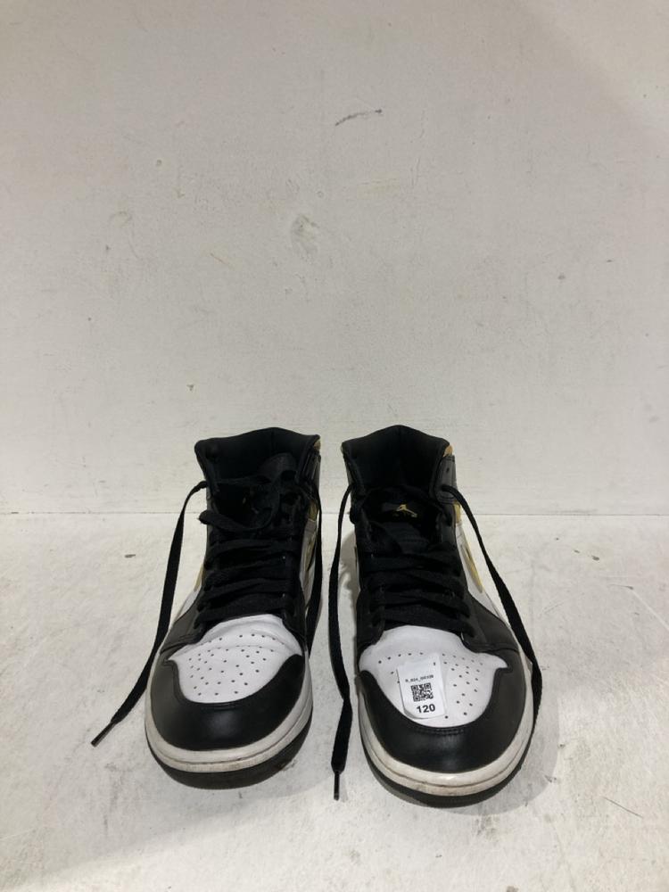 Lot 120  
            Birmingham SR108 - Parcel Delivery Only 

                
NIKE AIR JORDAN HI-TOP TRAINERS SIZE 9