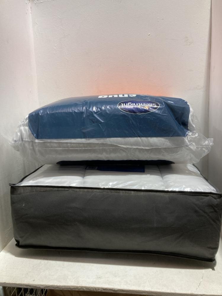 Lot 1213  
            Birmingham SR108 - Parcel Delivery Only 

                
2 X ITEMS TO INCLUDE SILENT NIGHT SO SNUG 2 PILLOWS
