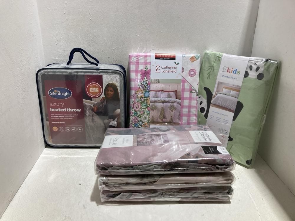 Lot 1220  
            Birmingham SR108 - Parcel Delivery Only 

                
6 X ITEMS TO INCLUDE SILENT NIGHT LUXURY HEATED THROW