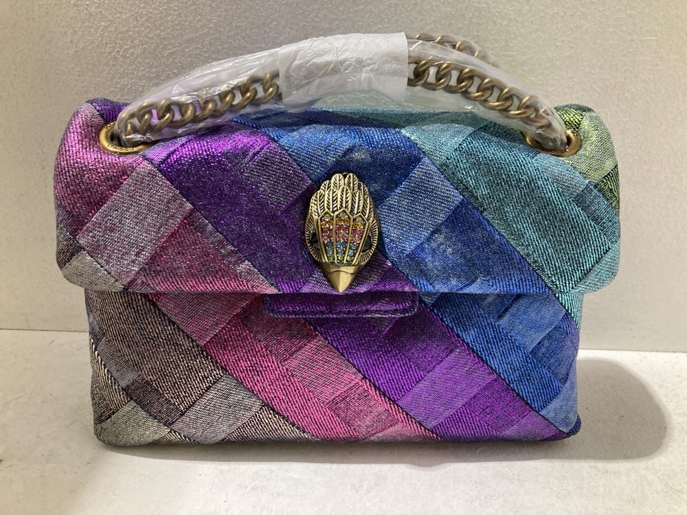 Lot 1268  
            Birmingham SR108 - Parcel Delivery Only 

                
KURT GIEGER LONDON MULTICOLOUR MINI HANDBAG