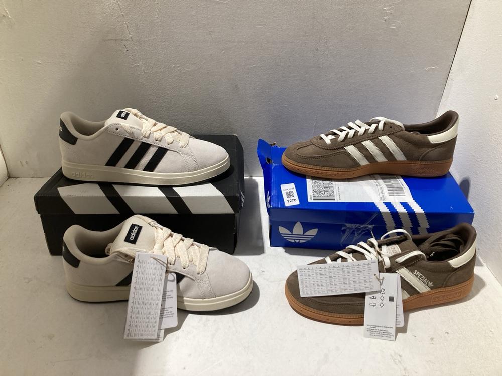 Lot 1270  
            Birmingham SR108 - Parcel Delivery Only 

                
2 X ITEMS TO INCLUDE ADIDAS JANDBALL SPEZIAL W TRAINERS SIZE UK 6