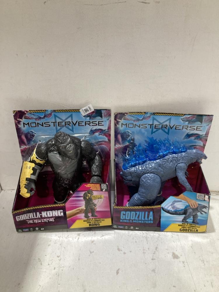 Lot 1287  
            Birmingham SR108 - Parcel Delivery Only 

                
2 X MONSTERVERSE GODZILLA TOYS