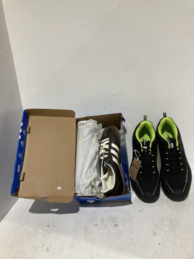 Lot 153  
            Birmingham SR108 - Parcel Delivery Only 

                
2 X SHOES TO INCLUDE ADIDAS SAMBA OG SIZE 9