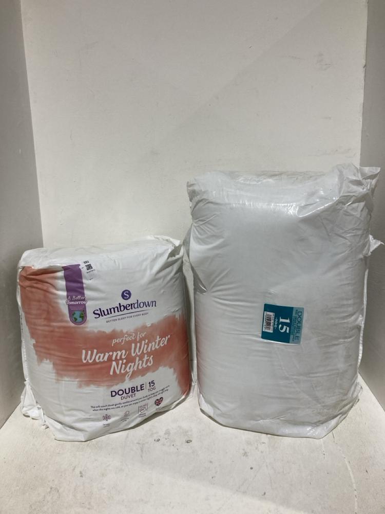 Lot 155  
            Birmingham SR108 - Parcel Delivery Only 

                
2 X ITEMS TO INCLUDE SLUMBERDOWN DOUBLE DUVET