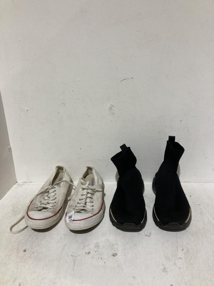 Lot 156  
            Birmingham SR108 - Parcel Delivery Only 

                
2 X SHOES TO INCLUDE CONVERSE SIZE 10