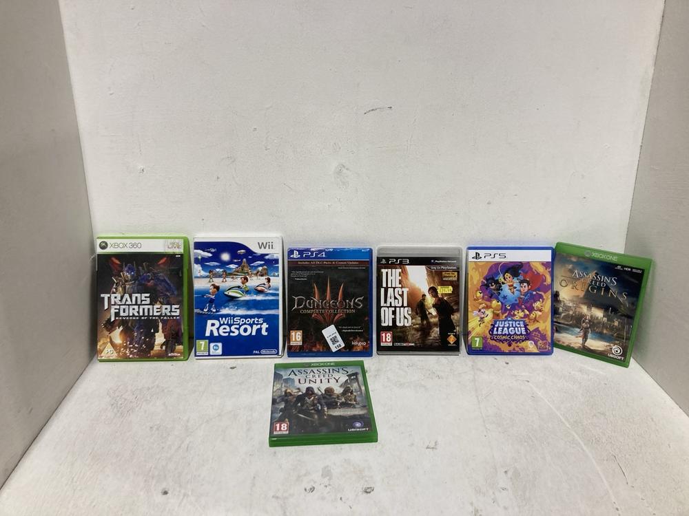 Lot 158  
            Birmingham SR108 - Parcel Delivery Only 

                
8 X VIDEO GAMES TO INCLUDE SUPER MARIO PARTY FOR NINTENDO SWITCH (18+ ID MAY BE R...