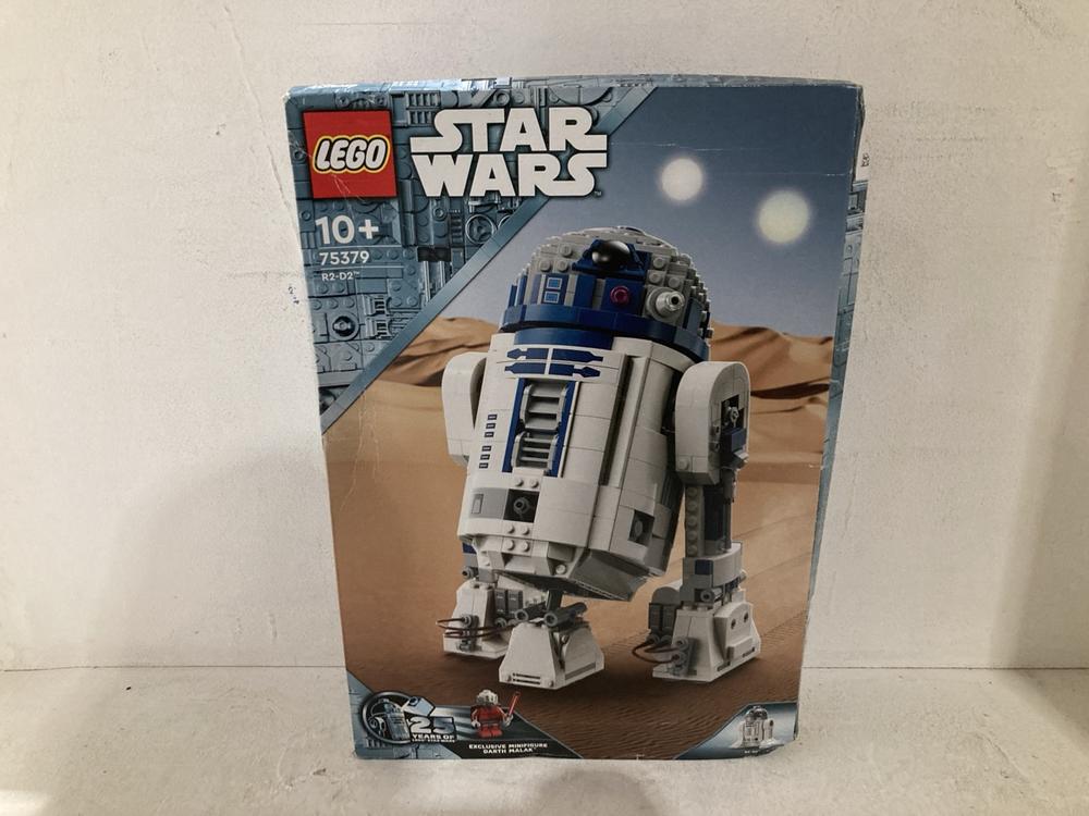 Lot 16  
            Birmingham SR108 - Parcel Delivery Only 

                
LEGO STAR WARS R2-D2 75379