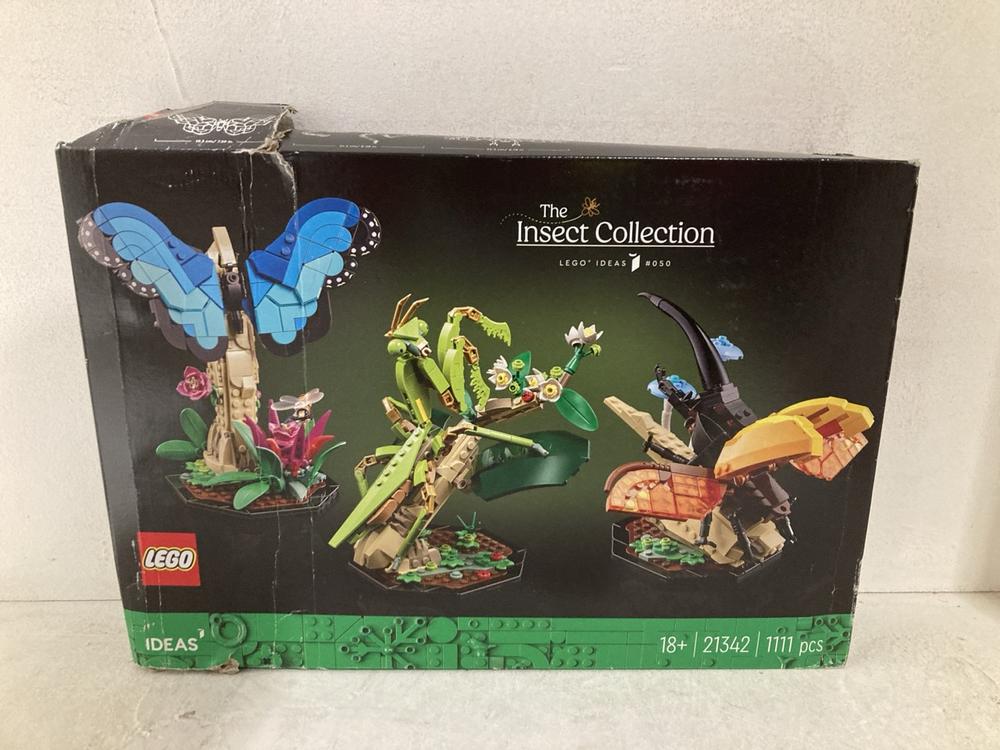 Lot 17  
            Birmingham SR108 - Parcel Delivery Only 

                
LEGO IDEAS THE INSECT COLLECTION 21342