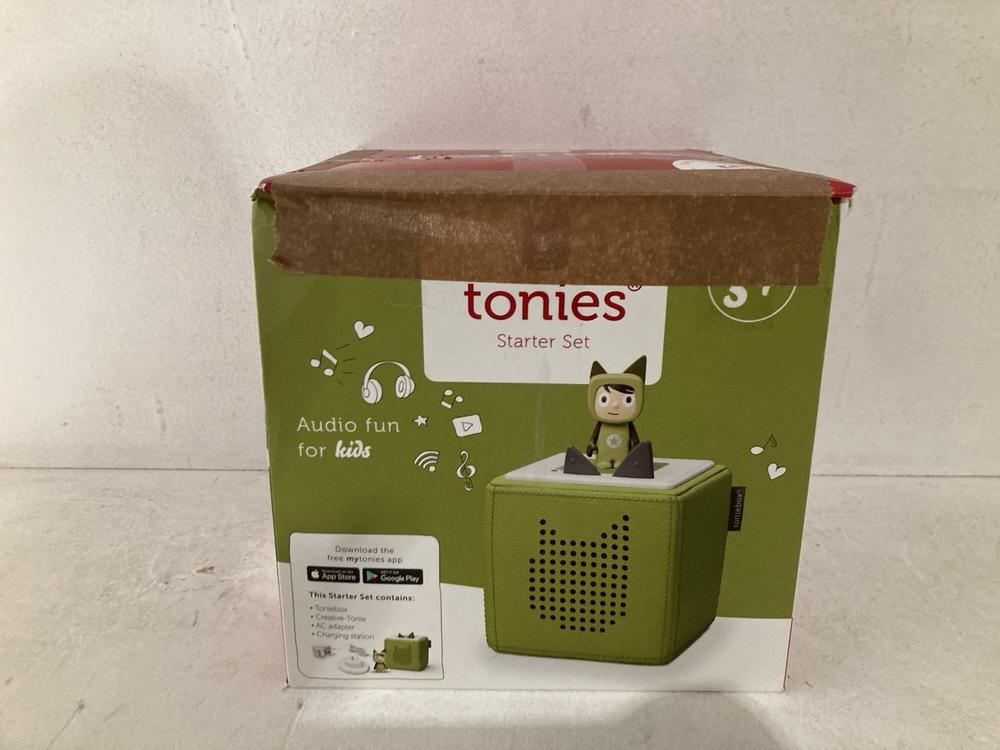 Lot 19  
            Birmingham SR108 - Parcel Delivery Only 

                
TONIES STARTER KIT WIRELESS MUSICAL STORYBOX