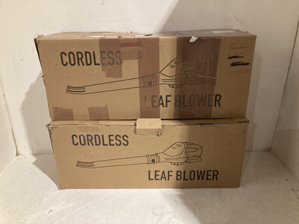 Lot 202  
            Birmingham SR108 - Parcel Delivery Only 

                
2 X ITEMS TO INCLUDE CORDLESS LEAF BLOWER