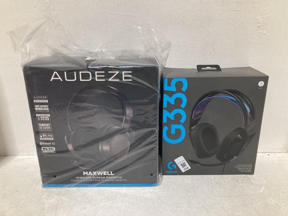 Lot 238  
            Birmingham SR108 - Parcel Delivery Only 

                
2 X ITEMS TO INCLUDE LOGITECH G335 GAMING HEADPHONES