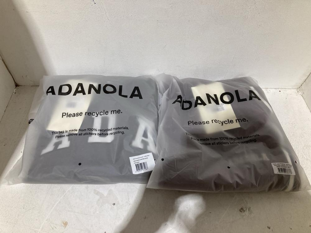Lot 240  
            Birmingham SR108 - Parcel Delivery Only 

                
2 X ITEMS TO INCLUDE ADANOLA COFFEE BEAN OVERSIZED HOODIE SIZE XS