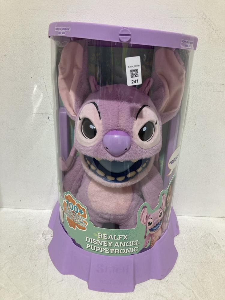 Lot 241  
            Birmingham SR108 - Parcel Delivery Only 

                
STITCH REALFLEX DISNEY ANGEL PUPPETRONIC