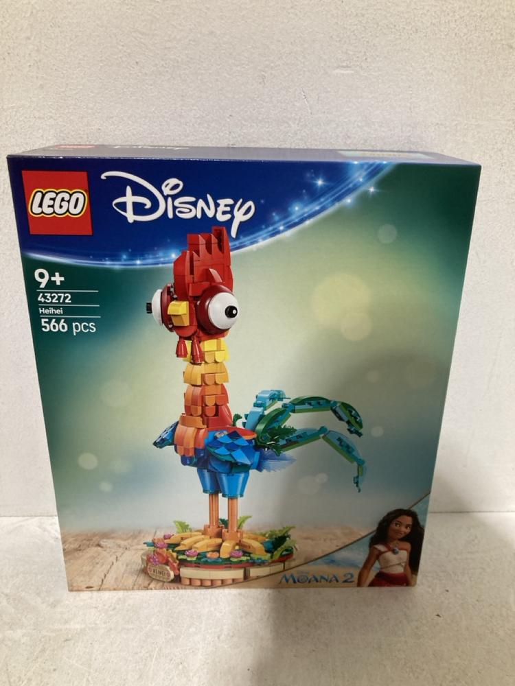 Lot 245  
            Birmingham SR108 - Parcel Delivery Only 

                
LEGO DISNEY MOANA 2 HEIHEI 566PCS LEG SET MODEL NO-43272