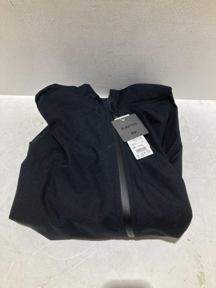 Lot 277  
            Birmingham SR108 - Parcel Delivery Only 

                
BLOCKTECH WATERPROOF BLACK COAT SIZE 3XL