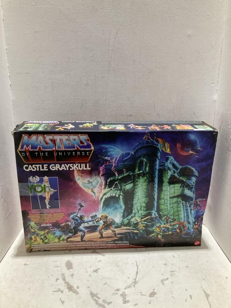 Lot 303  
            Birmingham SR108 - Parcel Delivery Only 

                
MASTERS OF THE UNIVERSE CASTLE GRAYSKULL PLAYSET