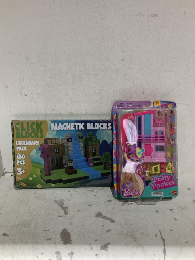 Lot 332  
            Birmingham SR108 - Parcel Delivery Only 

                
BOX OF ITEMS TO INCLUDE CLICK BLOKS LEGENDARY PACK MAGNETIC BLOCKS 150PCS 3+