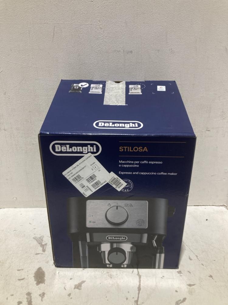 Lot 371  
            Birmingham SR108 - Parcel Delivery Only 

                
DELONGHI STILOSA COFFEE MACHINE
